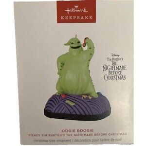 Hallmark 2024 Keepsake Disney Oogie Boogie Ornament Nightmare Before Christmas